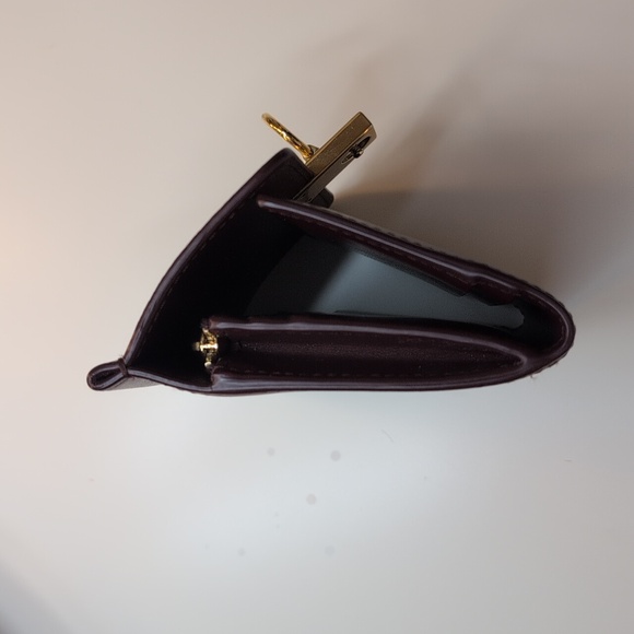 Polène Numéro Sept Wallet Smoth Leather Wallet In Burgundy - Picture 5 of 10